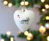 Dandie Dinmont Terrier Ceramic Heart Bauble